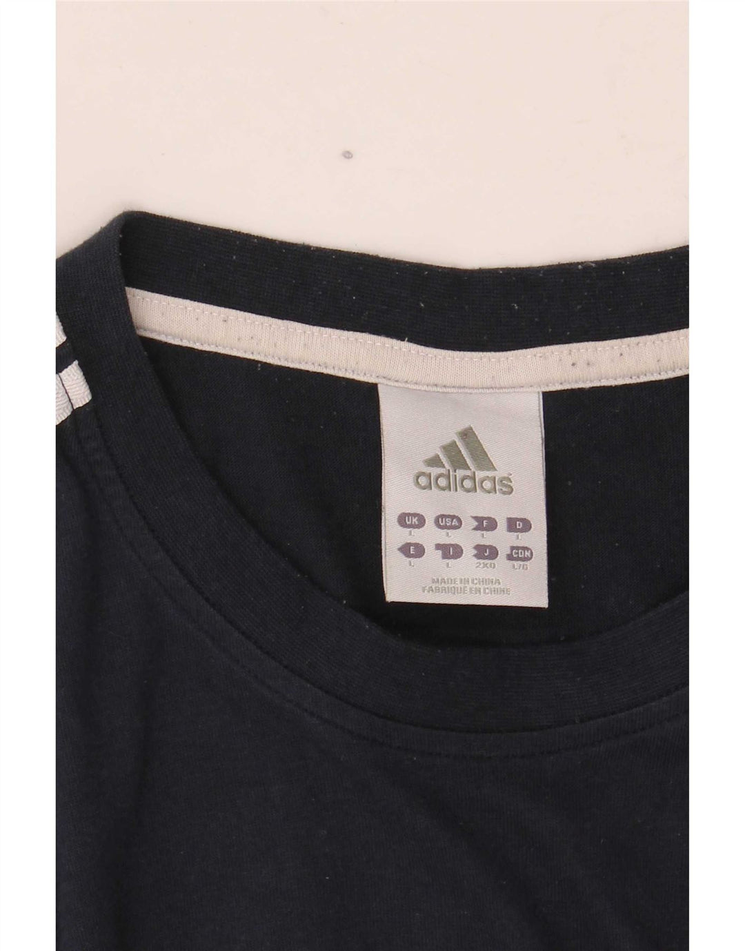 Ανδρικό γραφικό T-Shirt Adidas Top Large Navy Blue