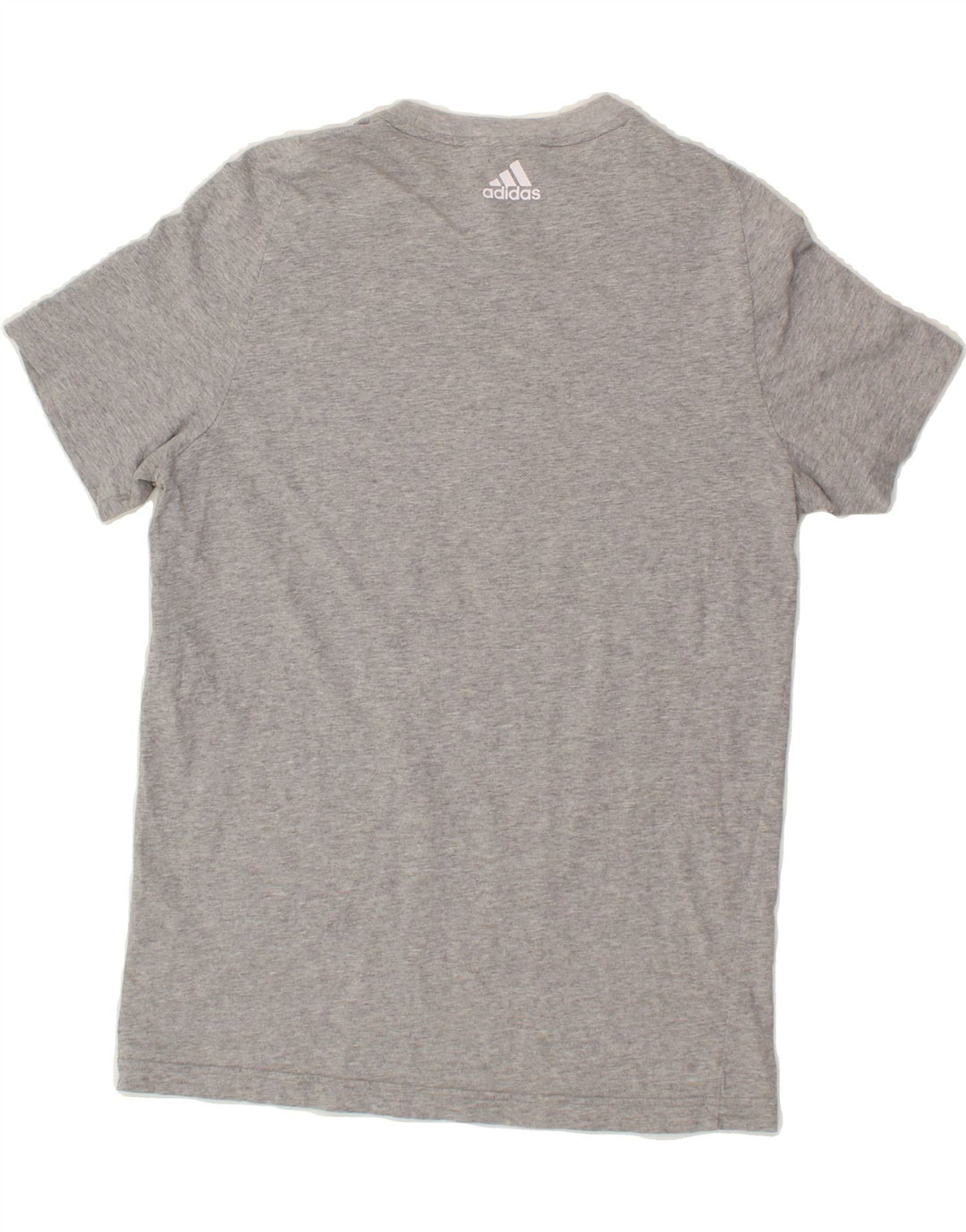 ADIDAS Mens Graphic T-Shirt Top Medium Grey Cotton Vintage Adidas and Second-Hand Adidas from Messina Hembry 