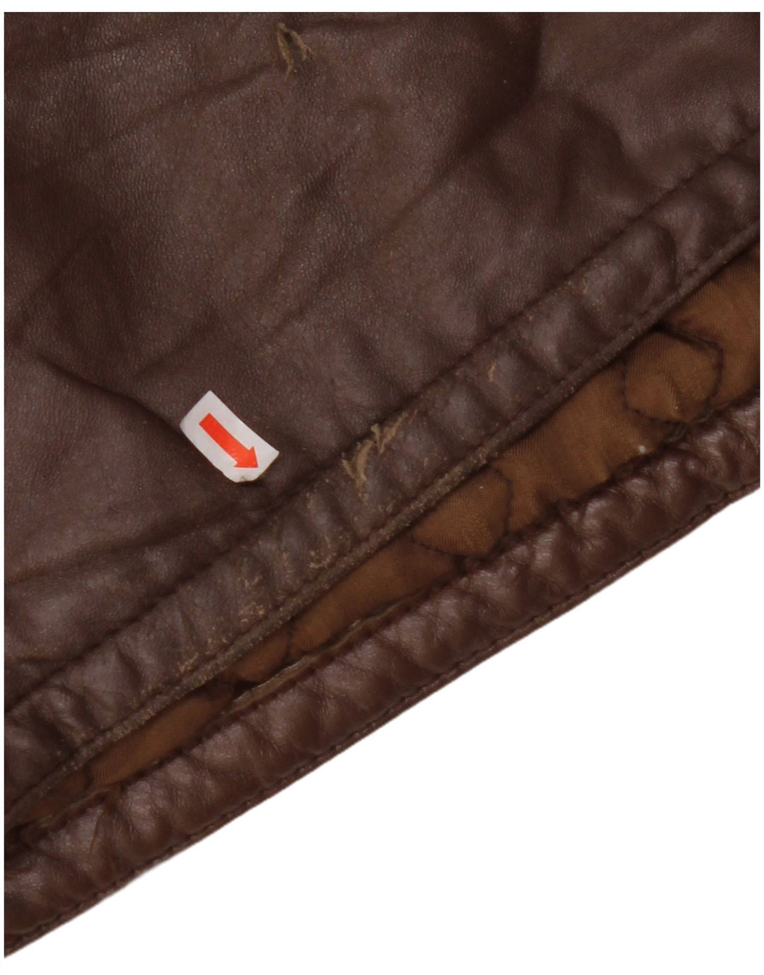 VINTAGE Ανδρικό Δερμάτινο Μπουφάν IT 56 3XL Καφέ