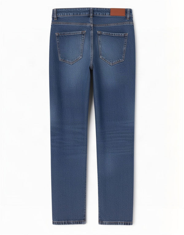 Zara Γυναικείο τζιν κωνικό EU 38 Small W28 L27 Μπλε βαμβακερό