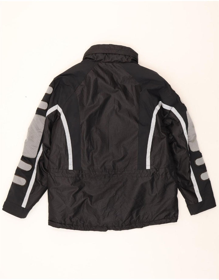 FILA Womens Windbreaker Jacket IT 46/48 Large Black Colourblock Polyamide Vintage Fila and Second-Hand Fila from Messina Hembry 