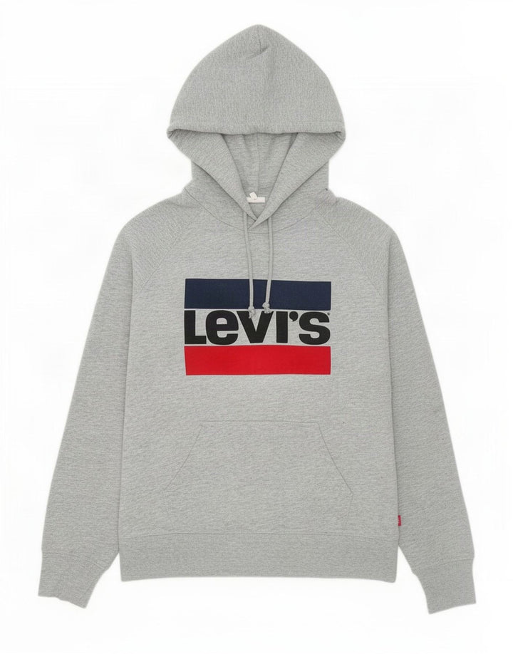 Ανδρικό γραφικό κουκούλα Levi's Μικρό γκρι βαμβακερό