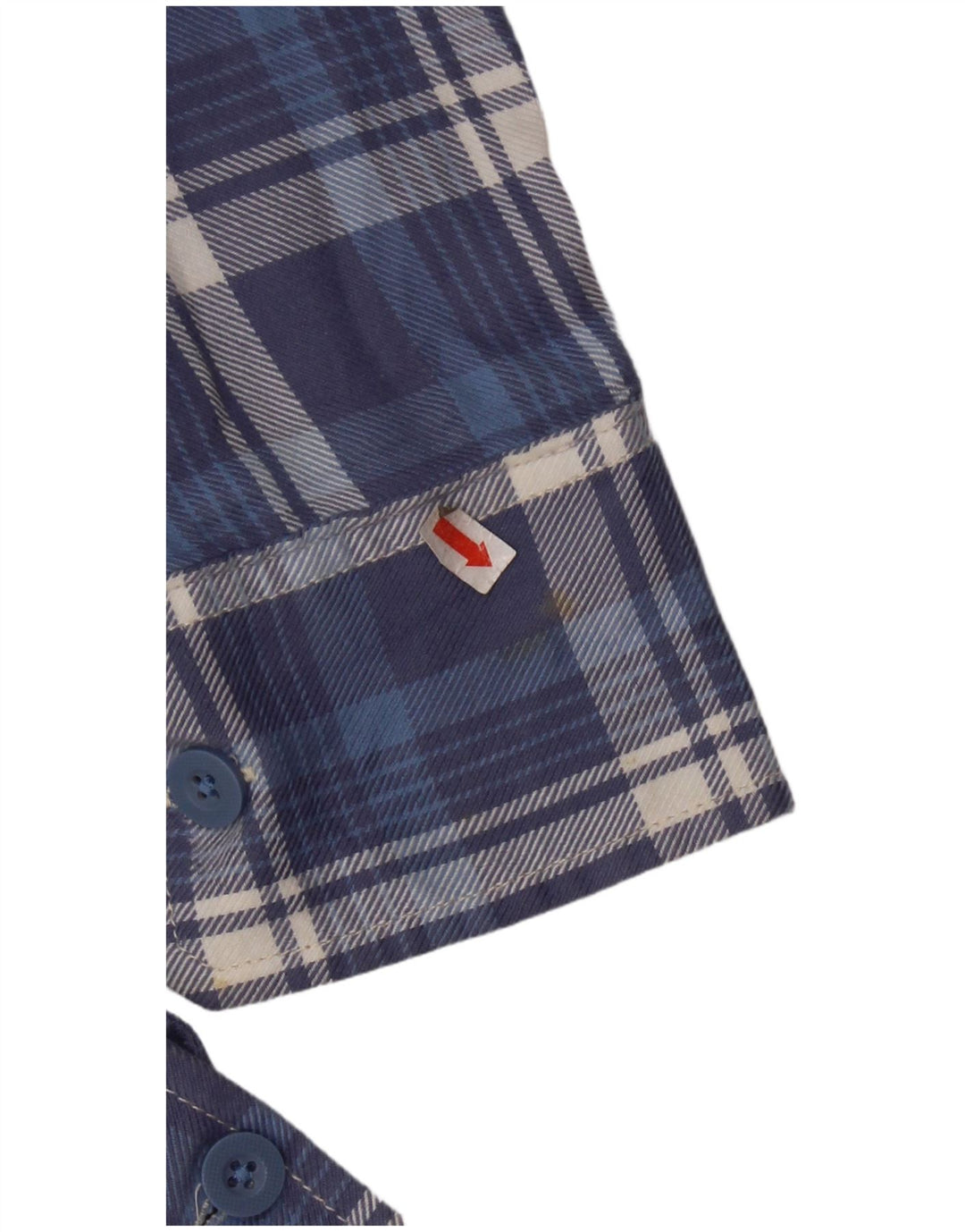 Γυναικείο φανελένιο πουκάμισο SUPERDRY UK 6 XS Blue Check Cotton