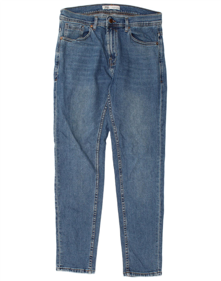 Zara Ανδρικό Slim Jeans EU 42 Large W32 L30 Blue