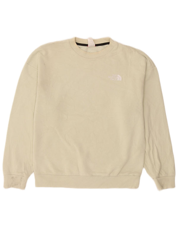 The North Face Γυναικεία Φούτερ Jumper UK 14 Medium Off White Βαμβακερό