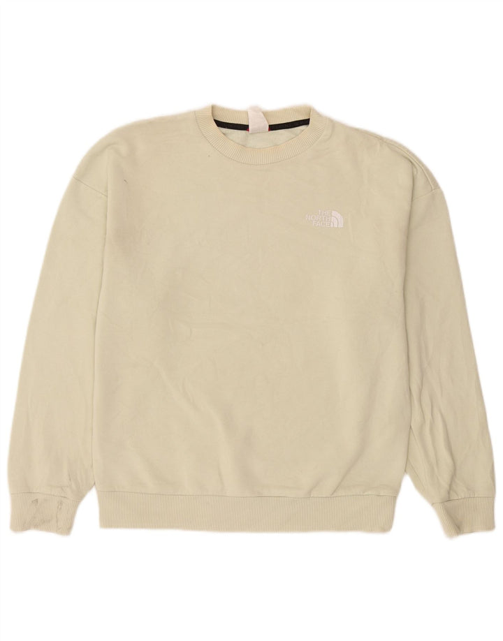 The North Face Γυναικεία Φούτερ Jumper UK 14 Medium Off White Βαμβακερό