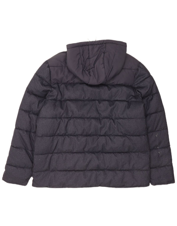 Weird Fish Ανδρικό μπουφάν με κουκούλα UK 44 2XL Navy Blue Polyester