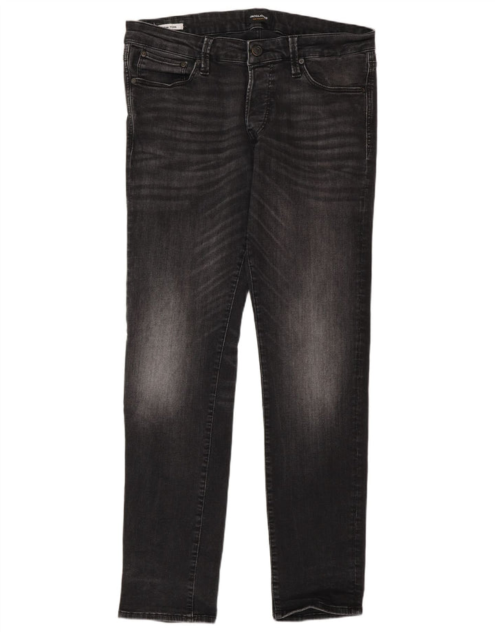 Jack & Jones Ανδρικό Τζιν GLENN Slim W34 L32 Γκρι βαμβακερό