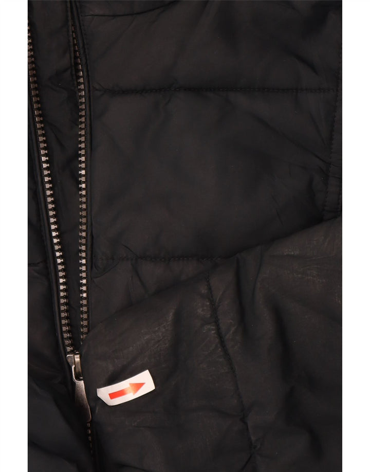 Marks & Spencer Γυναικείο μπουφάν UK 20 2XL Navy Blue Polyester