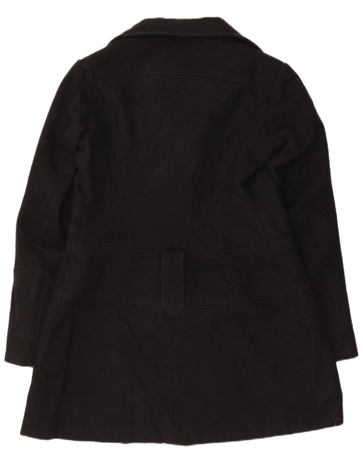 Guess Γυναικείο παλτό μπιζελιού UK 18 XL Μαύρο μαλλί