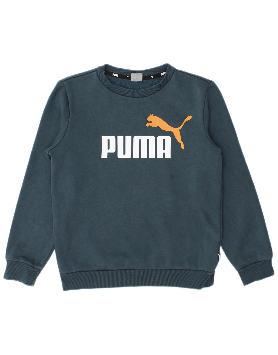 Puma Boys Graphic Φούτερ Jumper 11-12 ετών Μπλε βαμβακερό