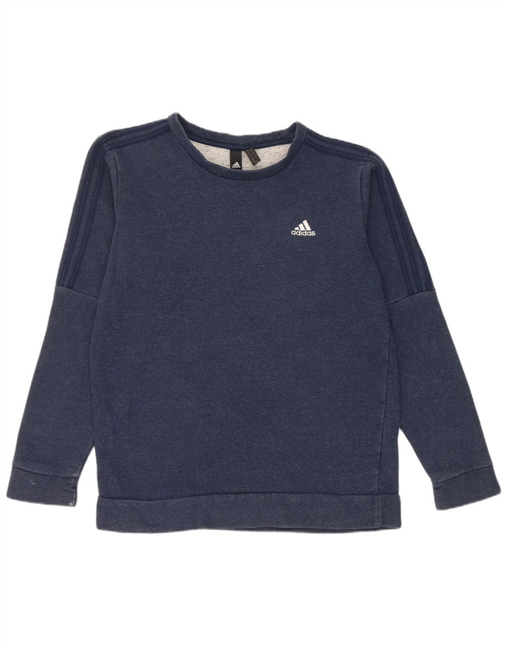 Ανδρικό φούτερ Adidas Jumper, Βαμβακερό, μεσαίο ναυτικό