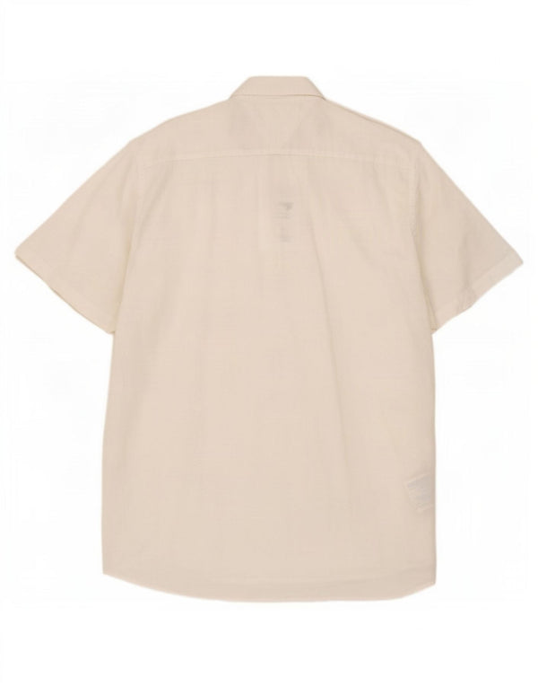 Ανδρικό κοντομάνικο πουκάμισο Tommy Hilfiger 2XL Λευκό βαμβακερό