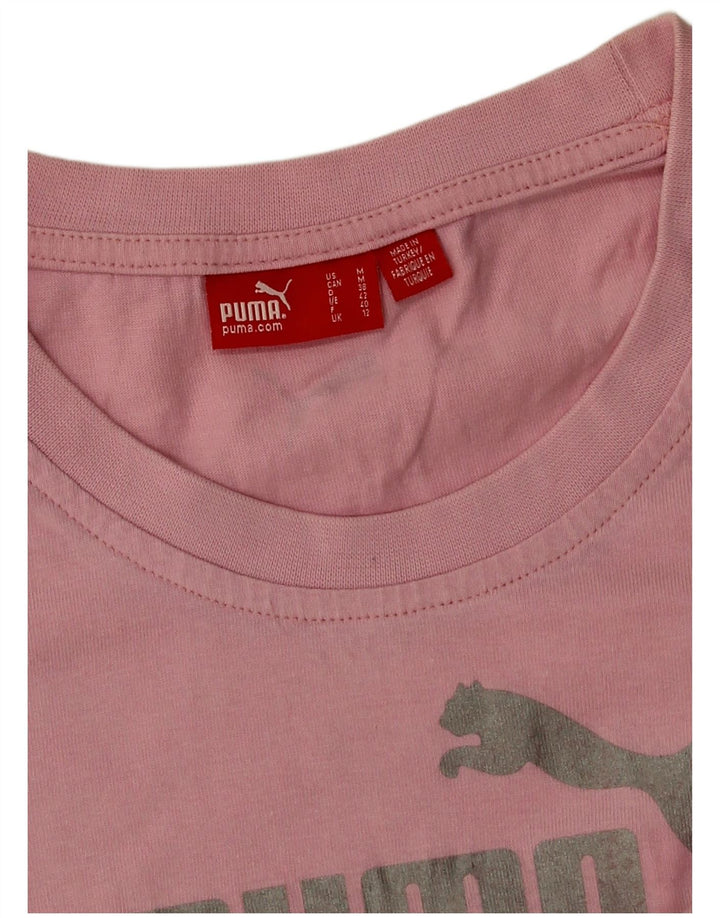 Γυναικείο γραφικό μπλουζάκι Puma Top UK 12 Medium Pink