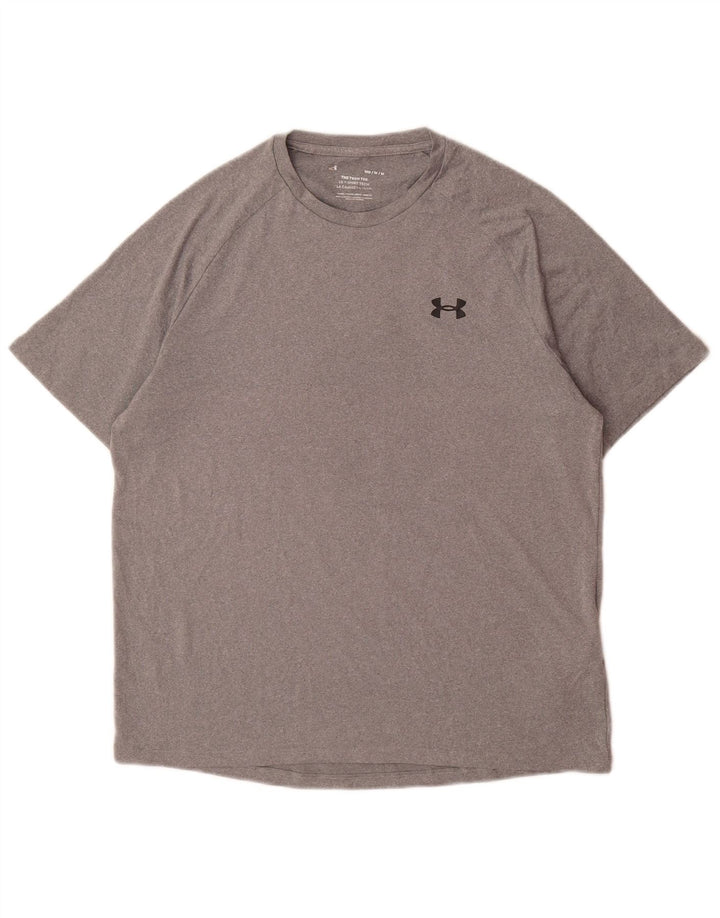 Ανδρικό T-Shirt Under Armour Top Medium Grey Polyester