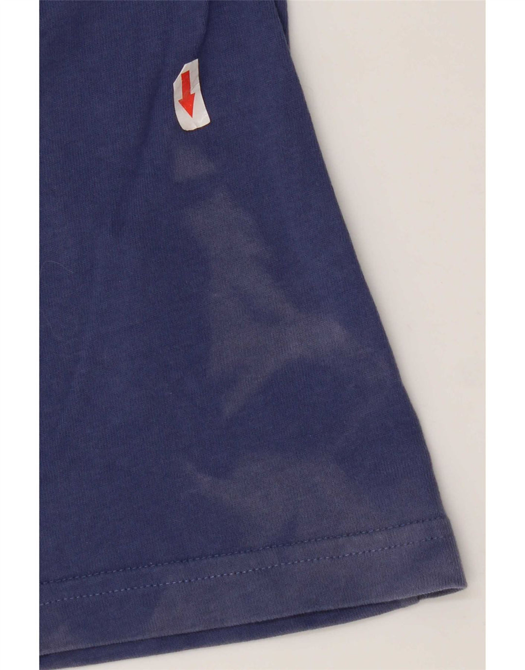 Armani Ανδρικό γραφικό T-Shirt Top από μεσαίο μπλε βαμβακερό