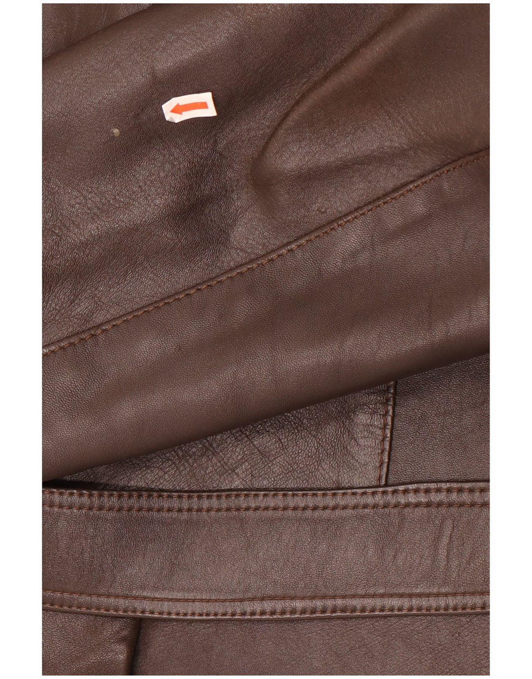 Vintage Ανδρικό Στρατιωτικό Δερμάτινο Μπουφάν UK 36 Small Brown
