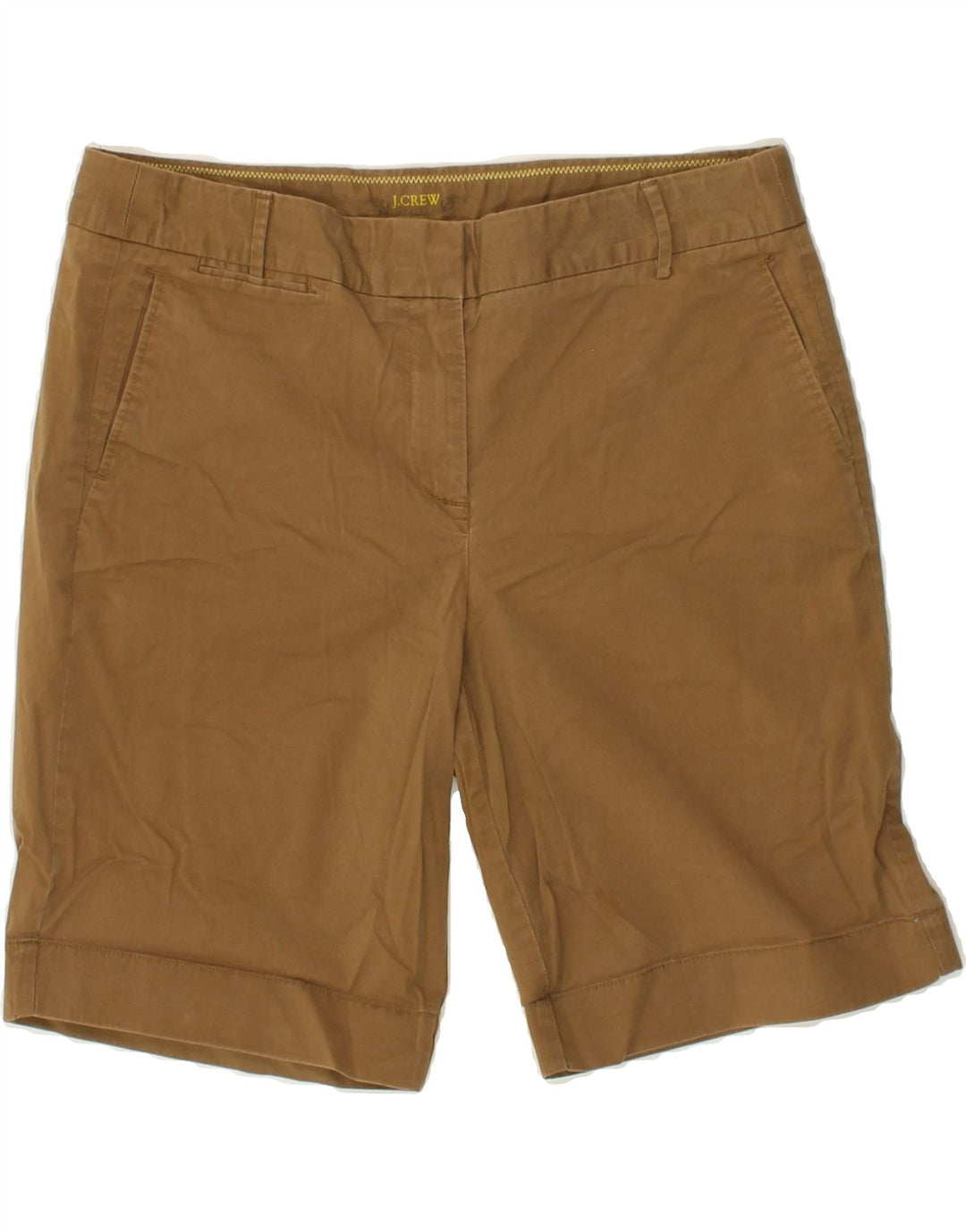 J. CREW Womens Chino Shorts US 8 Medium W32  Brown Cotton Vintage J. Crew and Second-Hand J. Crew from Messina Hembry 