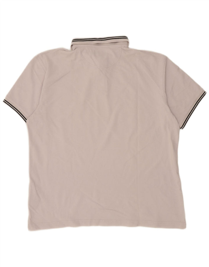 BARBOUR Ανδρικό Πόλο Μπλουζάκι 2XL Λευκό Βαμβακερό ριγέ