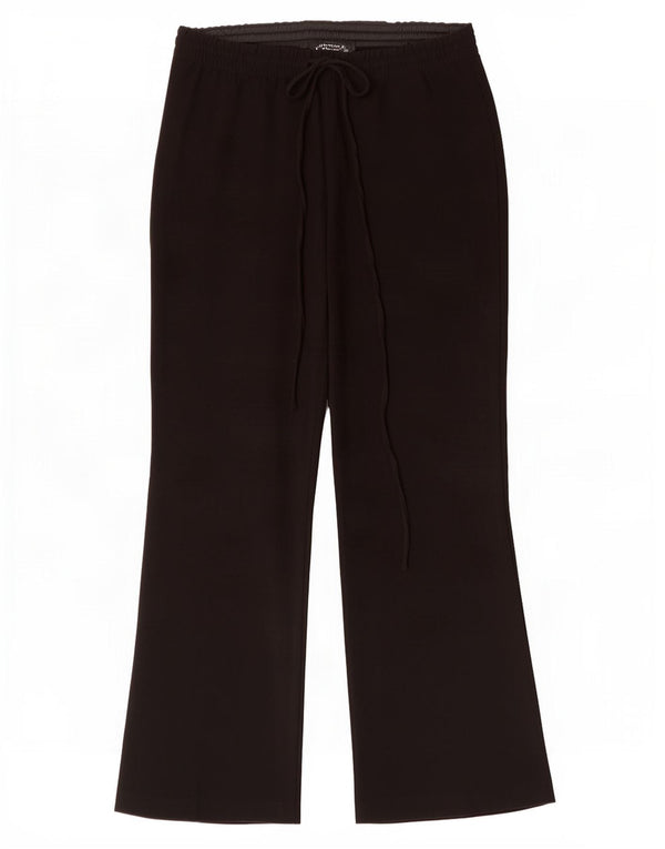 Zara Γυναικείο Bootcut Cropped Παντελόνι Medium W28 L24 Μαύρο