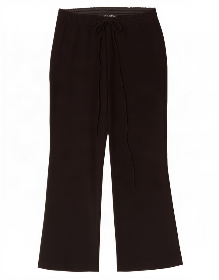 Zara Γυναικείο Bootcut Cropped Παντελόνι Medium W28 L24 Μαύρο