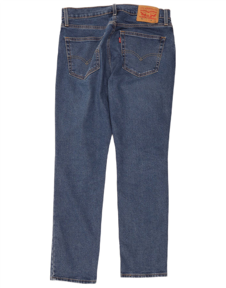 Levi's Mens 511 Slim Jeans W32 L30 Blue Cotton