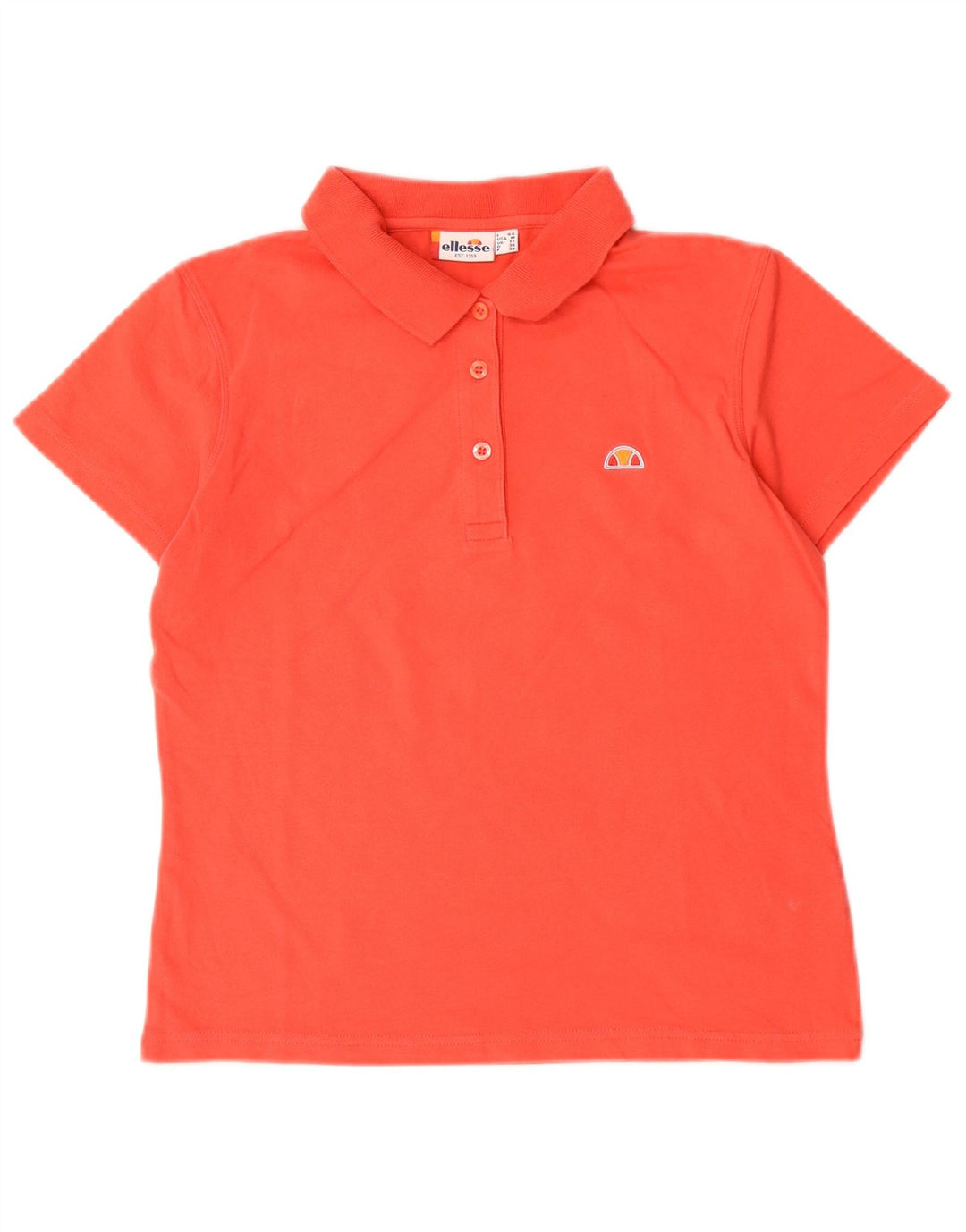 Ellesse Γυναικείο Πόλο Μπλουζάκι UK 12 μεσαίο κόκκινο βαμβακερό