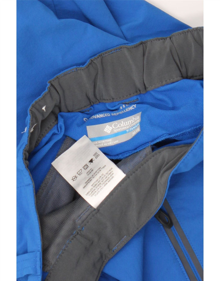 Ανδρικό σορτς Cargo από Titanium Columbia W36 Large Blue Colourblock Nylon