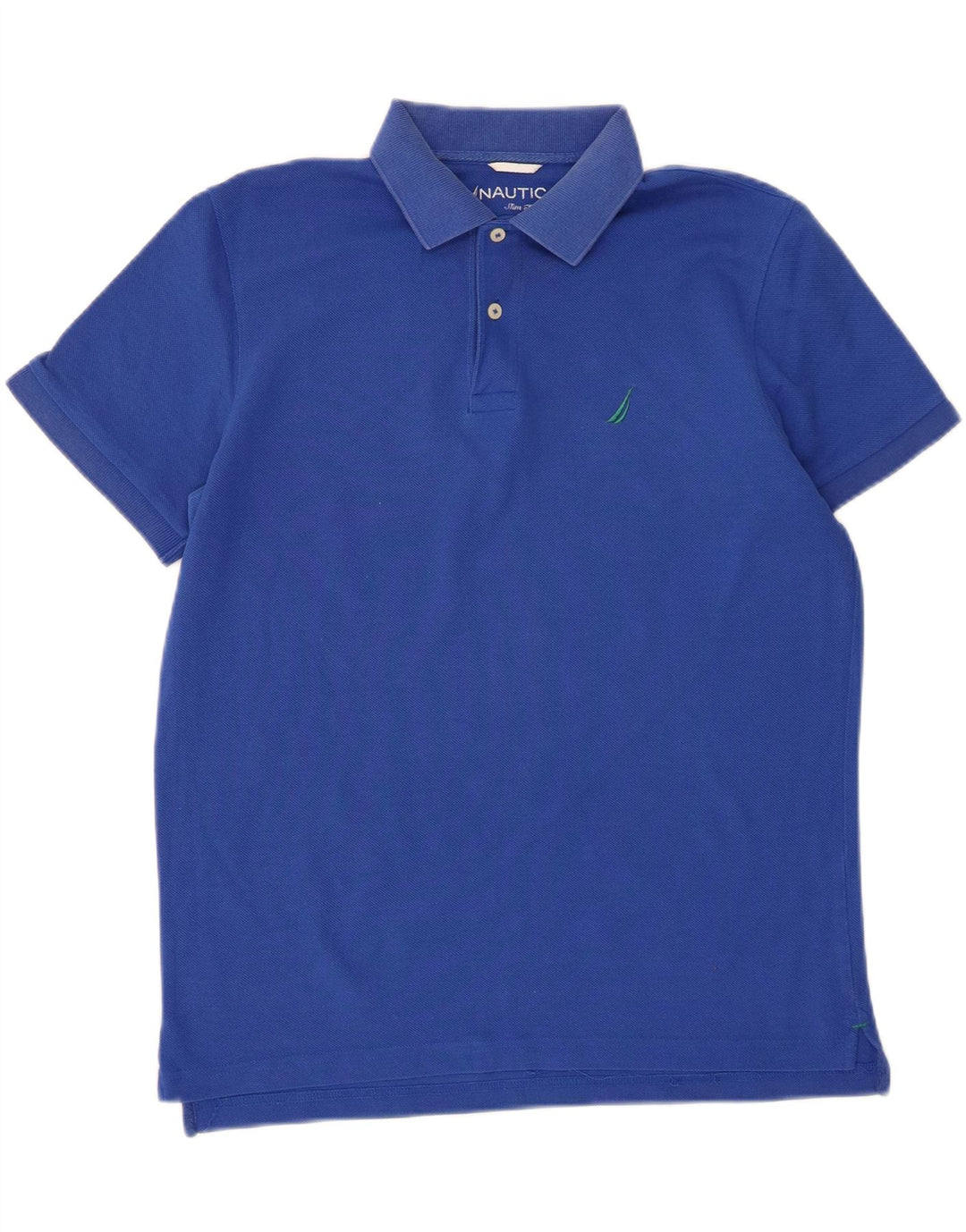 NAUTICA Mens Slim Fit Polo Shirt Medium Blue Cotton Vintage Nautica and Second-Hand Nautica from Messina Hembry 