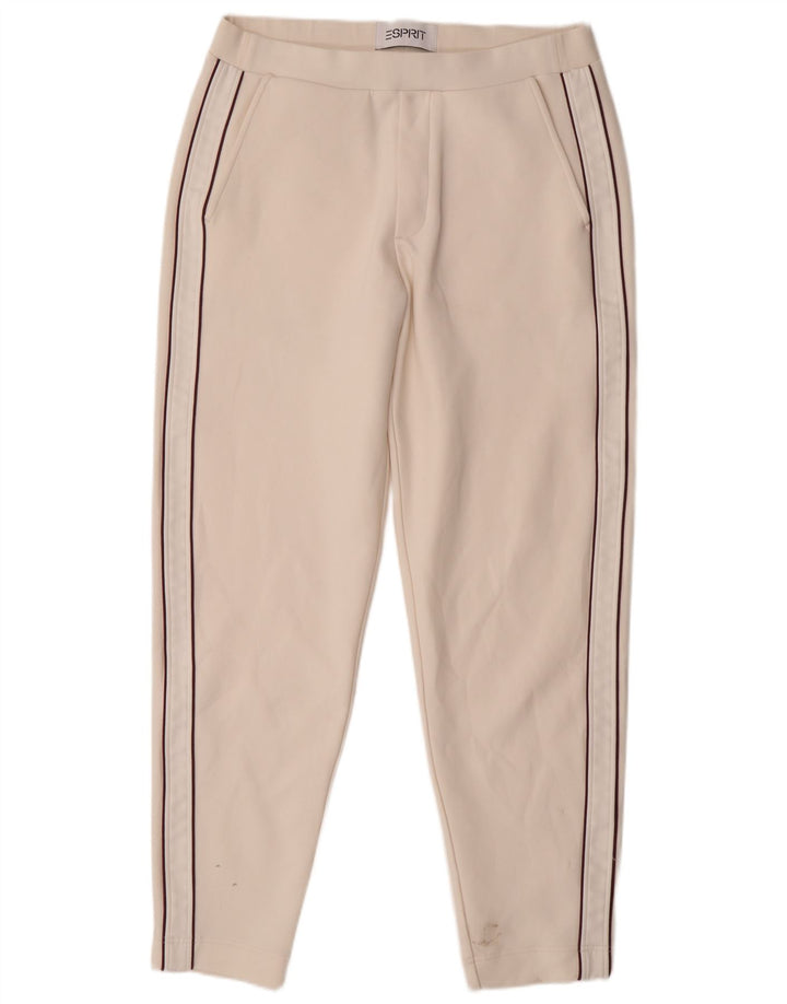 Esprit Γυναικείο Slim Παντελόνι Chino Μεγάλο W32 L29 Λευκό βαμβακερό