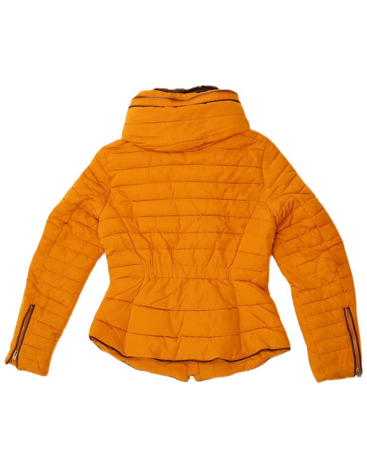 Zara Γυναικείο μπουφάν με επένδυση UK 10 Small Yellow