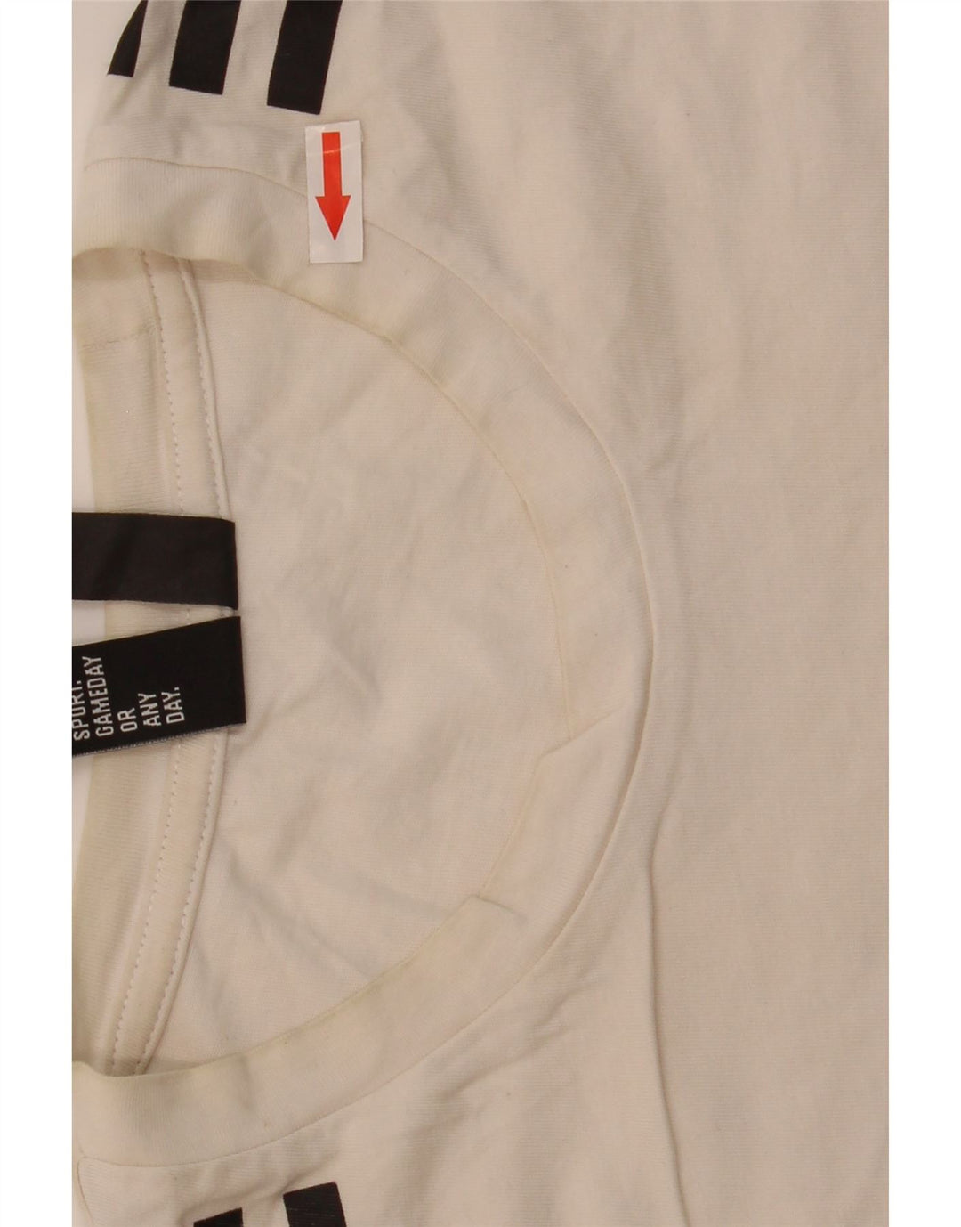 Ανδρικό T-Shirt Adidas Τοπ μεσαίο λευκό βαμβακερό