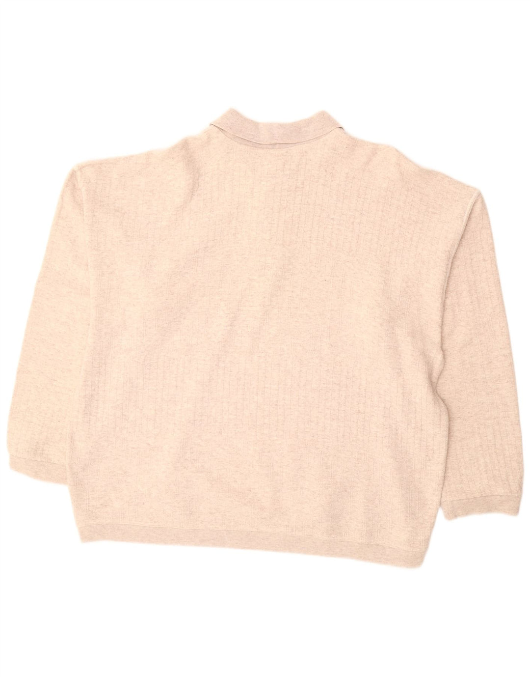 Ανδρικό πουλόβερ με λαιμόκοψη VINTAGE 2XL Μπεζ