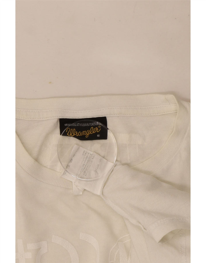 Ανδρικό γραφικό τοπ Wrangler μακρυμάνικο μικρό γκρι βαμβακερό