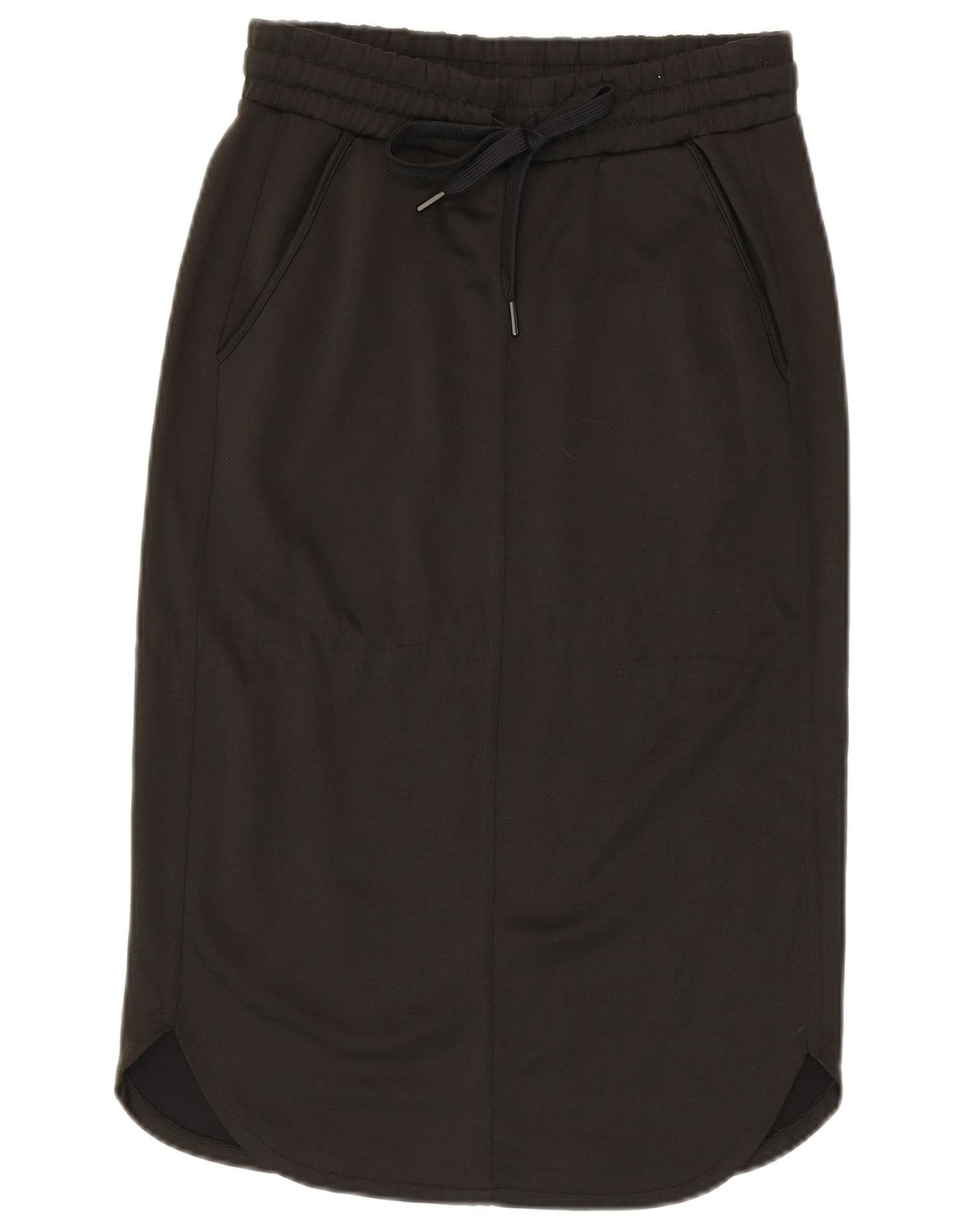 BENETTON Γυναικεία Midi Φούστα Μικρή W27 Χακί Πολυεστέρας