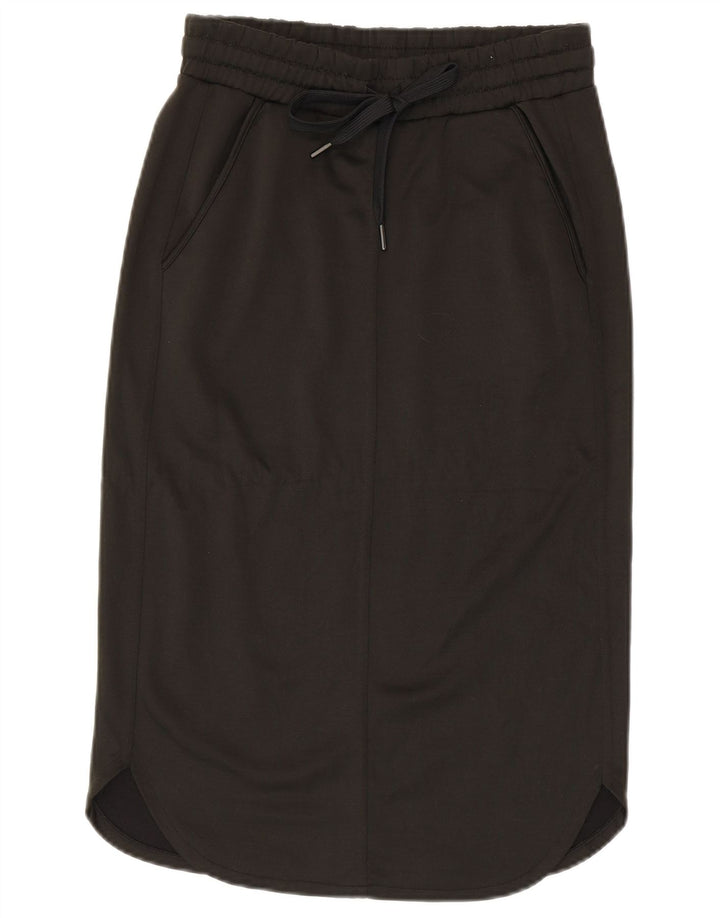 BENETTON Γυναικεία Midi Φούστα Μικρή W27 Χακί Πολυεστέρας