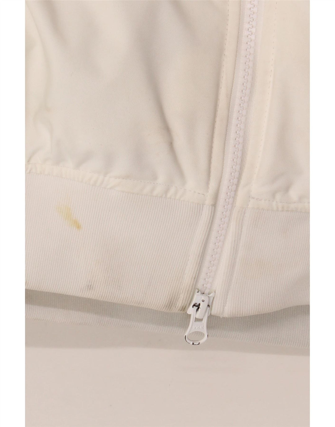 Ανδρικό μπουφάν με κουκούλα Adidas UK 38 Medium White Nylon