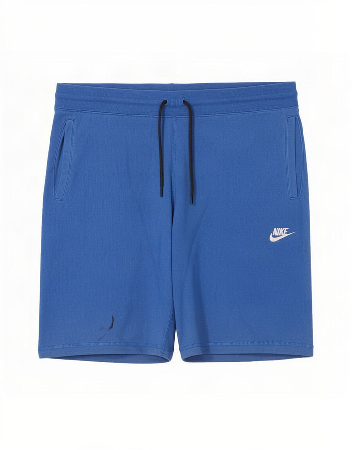 Ανδρικό αθλητικό σορτς Nike μεγάλο μπλε βαμβακερό