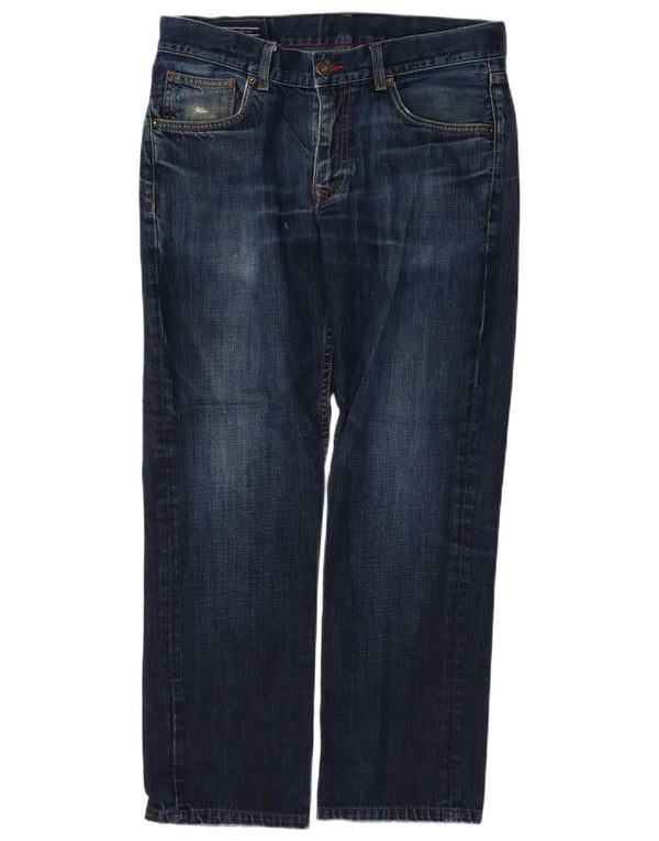 TOMMY HILFIGER Ανδρικό τζιν ίσιο W32 L27 Μπλε βαμβακερό