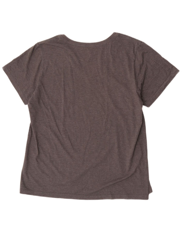 Converse Γυναικείο T-Shirt Chuck Taylor Classic Fit Top UK 20 2XL Grey