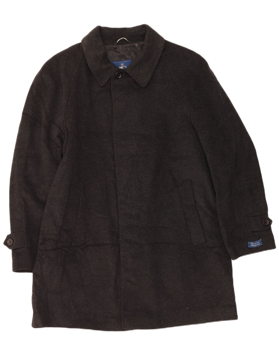 Vintage Ανδρικό Πανωφόρι IT 54 2XL Γκρι Μαλλί