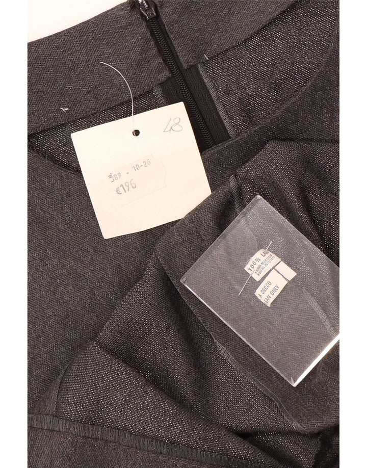 Γυναικείο μακρυμάνικο φόρεμα Vanita Shift UK 14 Large Grey Wool