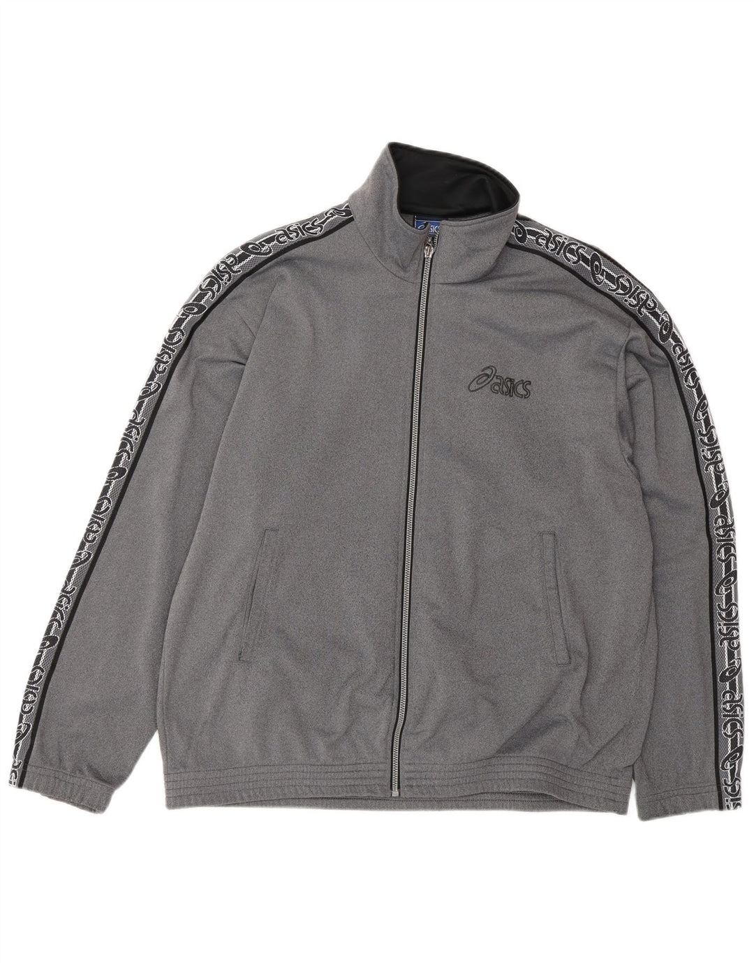 Ανδρική αθλητική φόρμα γραφικών Asics Top Jacket Medium Grey