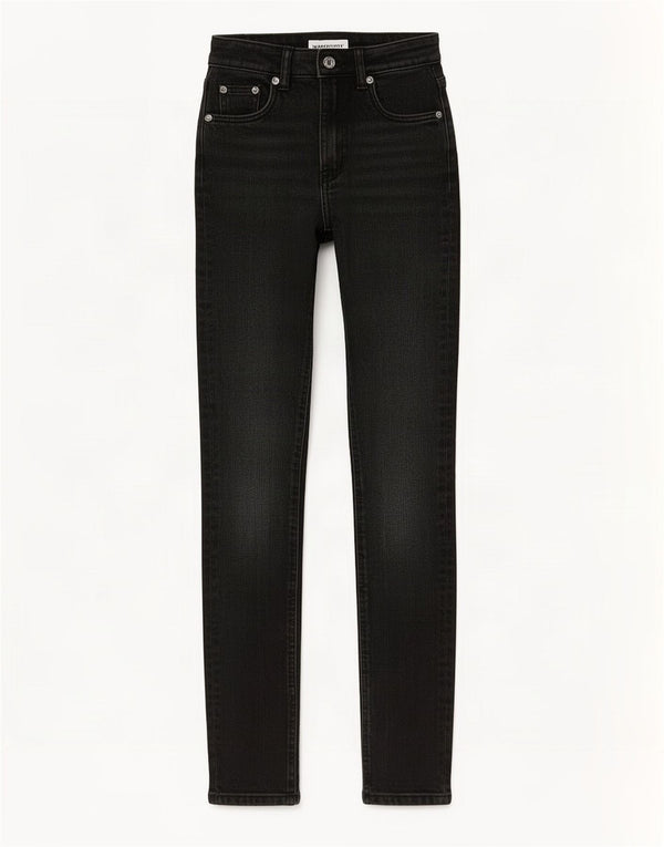 Zara Γυναικείο Skinny Jeans EU 32 2XS W22 L31 Μαύρο βαμβακερό