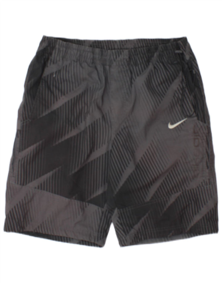 Ανδρικό αθλητικό σορτς Nike UK 26/28 Μικρό γκρι γεωμετρικό πολυεστέρα