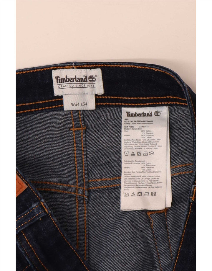 Ανδρικό τζιν Timberland Slim W34 L34 Navy Blue Cotton