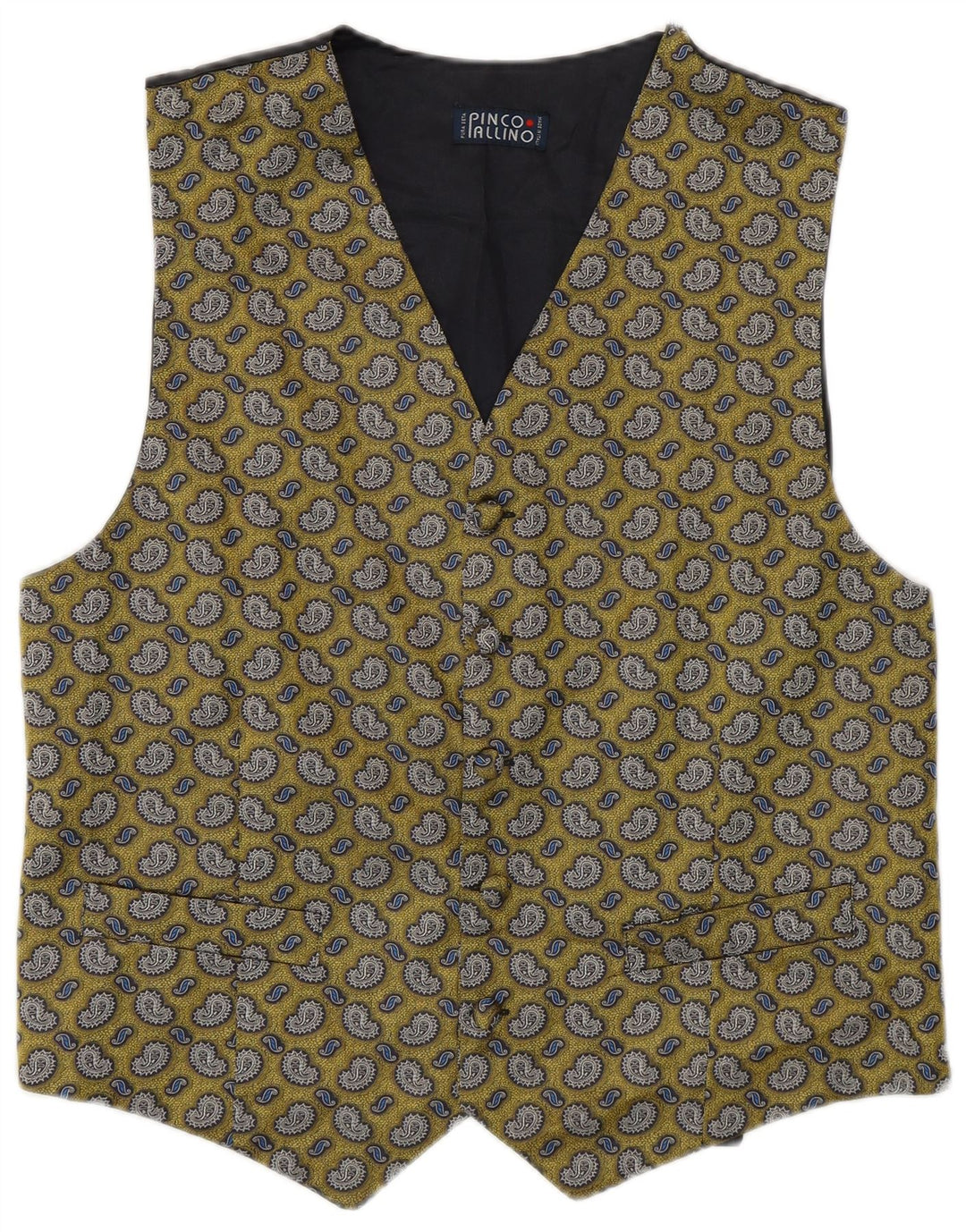 Ανδρικό γιλέκο Pinco Pallino Medium Yellow Paisley