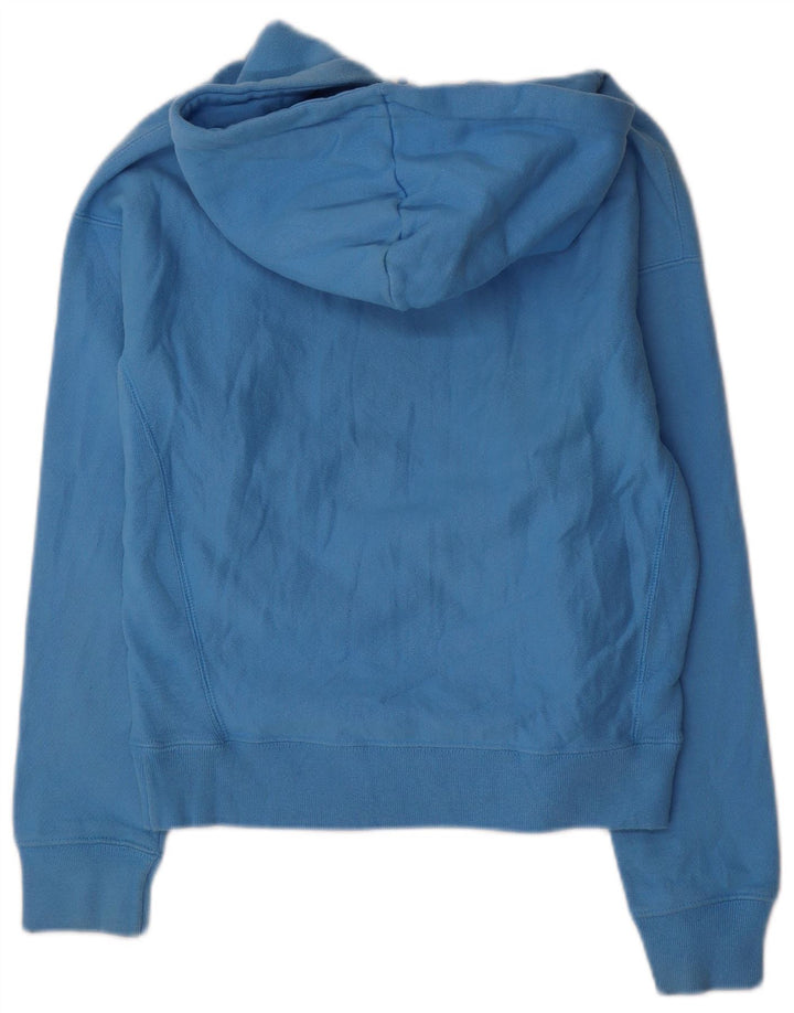 CHAMPION Γυναικεία Reverse Weave Hoodie Jumper UK 10 Small Blue Cotton