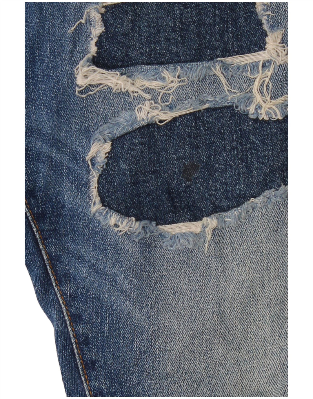 Ανδρικό τζιν ZARA Distressed Cropped EU 38 Small W30 L26 Blue Cotton