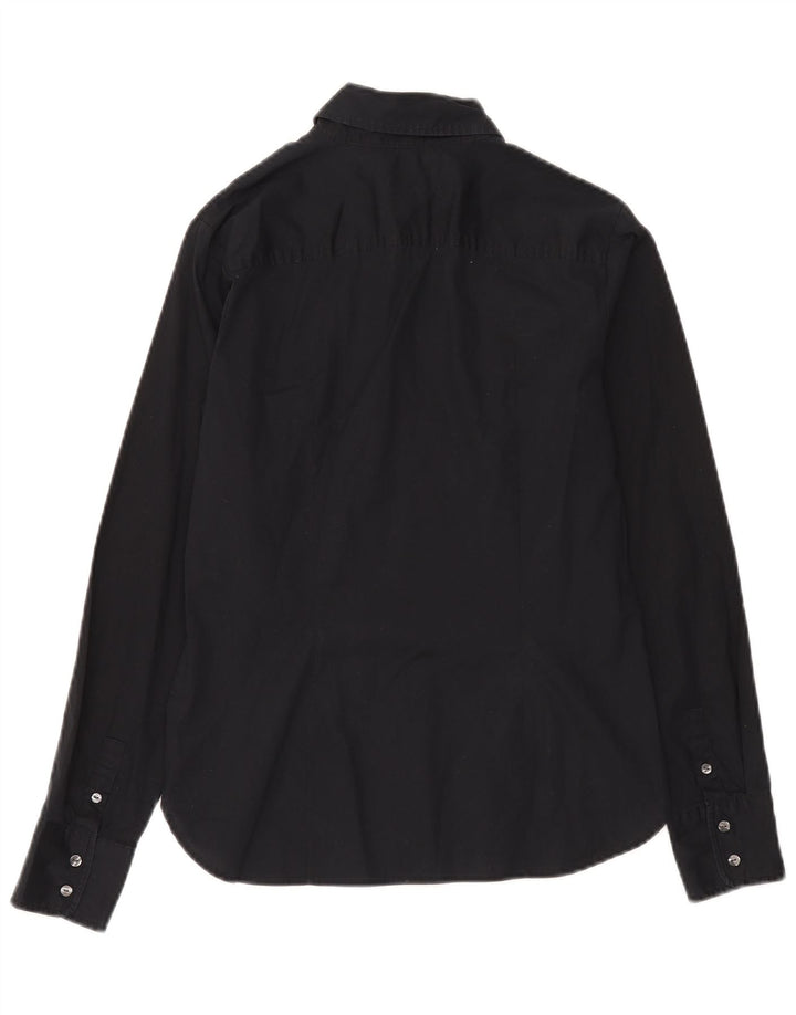 Tommy Hilfiger Γυναικείο Stretch Πουκάμισο US 8 Μεσαίο μαύρο βαμβακερό